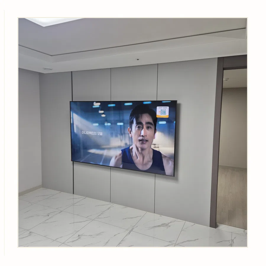 검단 벽걸이TV 타일·석재 마감 확인 현장 조건 참고 사진 3
